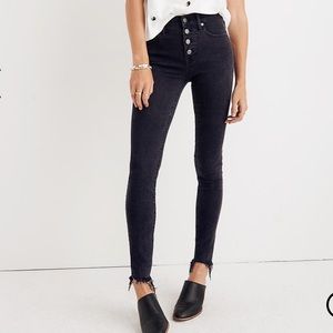 Madewell 9” high rise skinny jeans